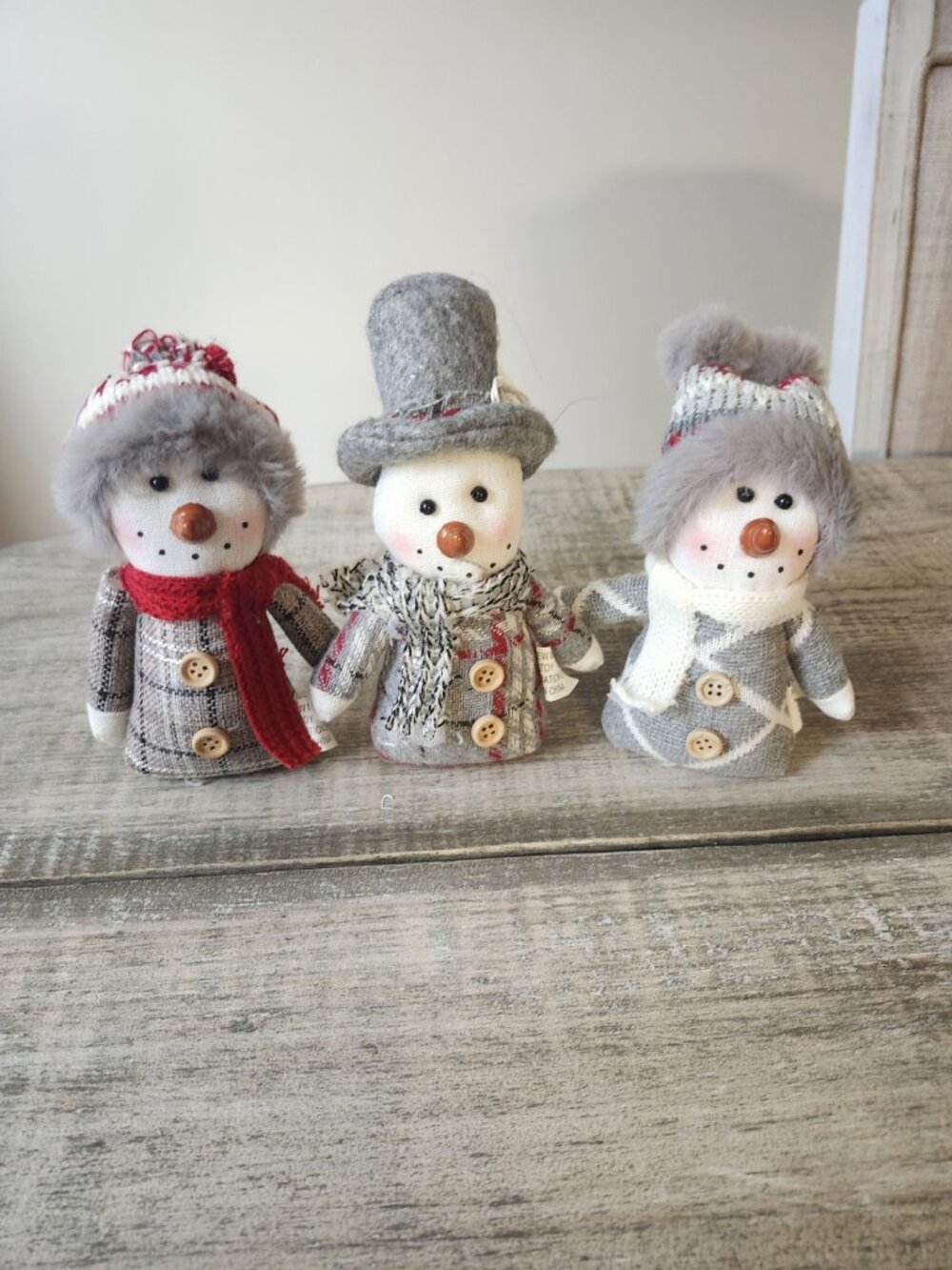 Snow Buddy - Ornament Shelf Sitter SET OF 3
